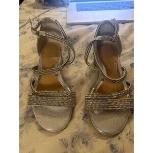 Silver heels girls Copper key size 13
